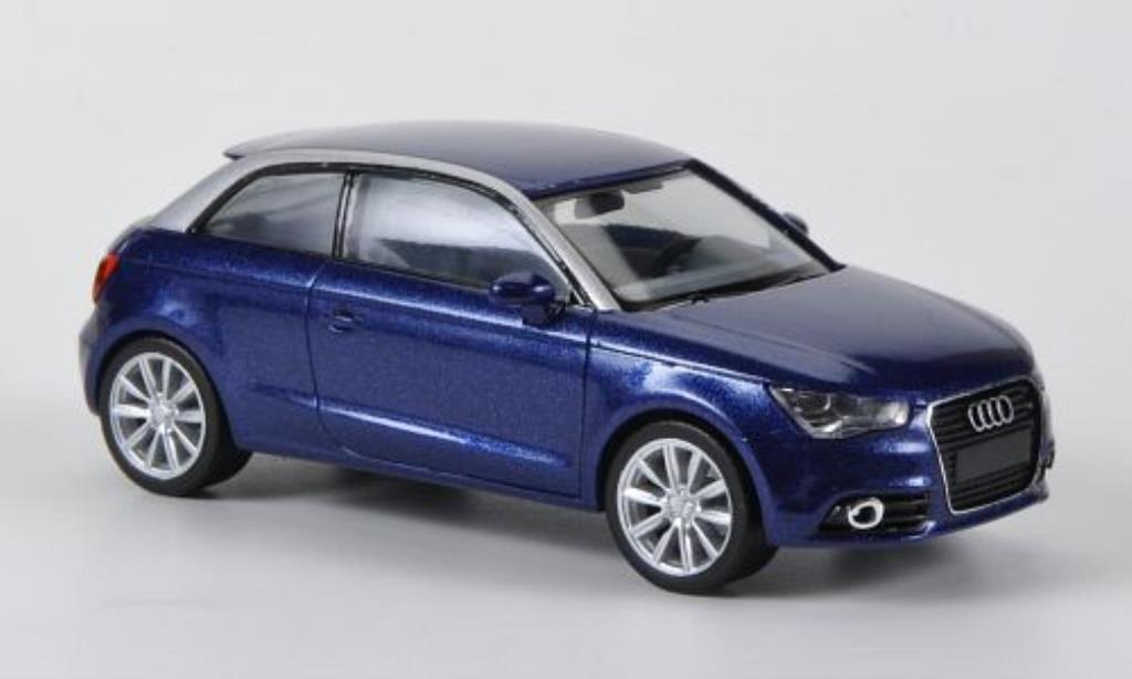 Audi A1 1/87 Herpa blauw 2010 modelauto