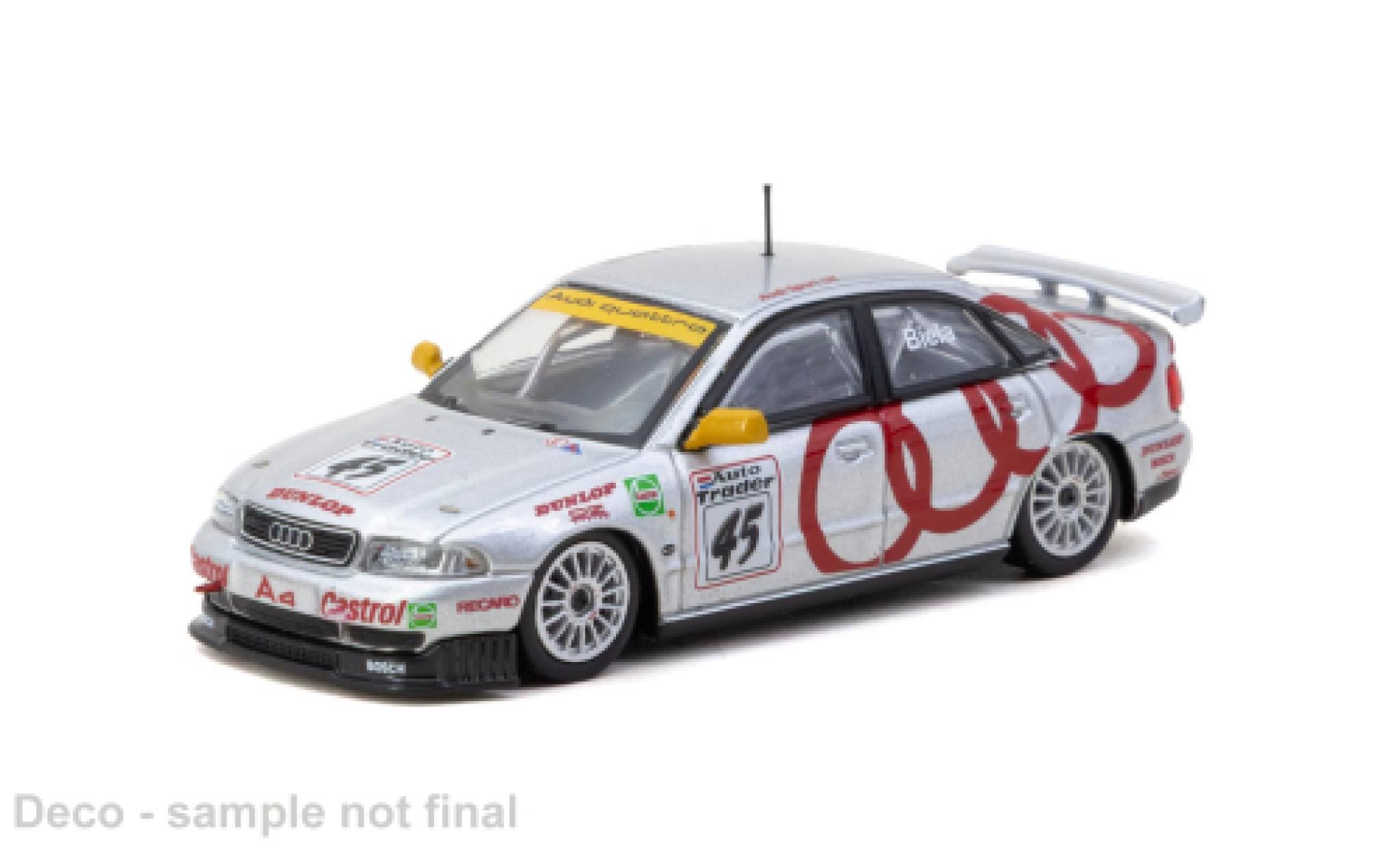 Audi A4 1/64 Tarmac Works Quattro BTCC 1996 #45 F.Biela 1:64 modelauto