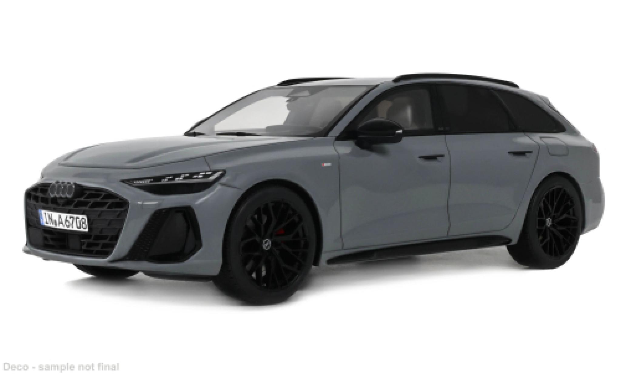 Audi A6 1/18 Ottomobile Avant E-Hybrid Quattro grijs 2025 1:18 modelauto