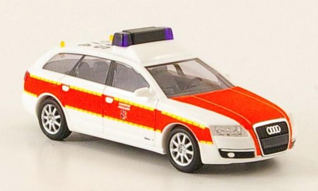 Audi A6 Avant 1/87 Busch Avant Brandweer Dusseldorf modelauto