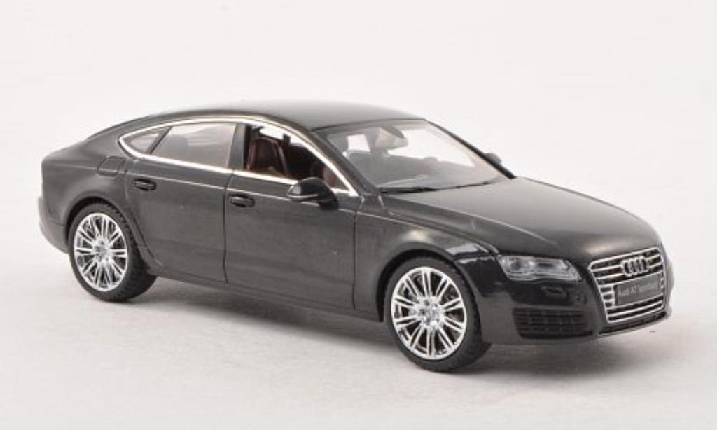 Audi A7 1/43 Kyosho Sportback grijs modelauto