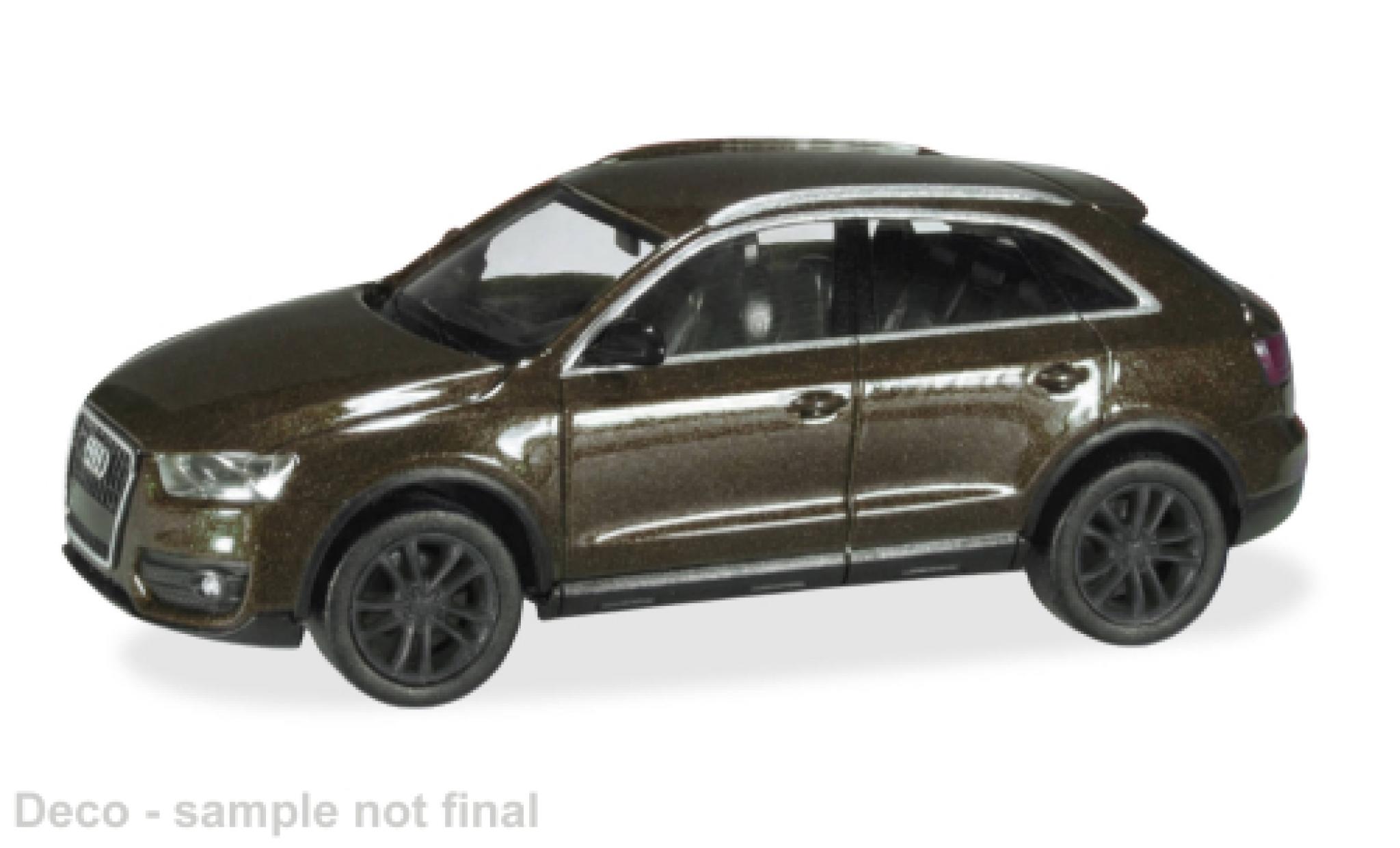 Audi Q3 1/87 Herpa oliv 1:87 modelauto