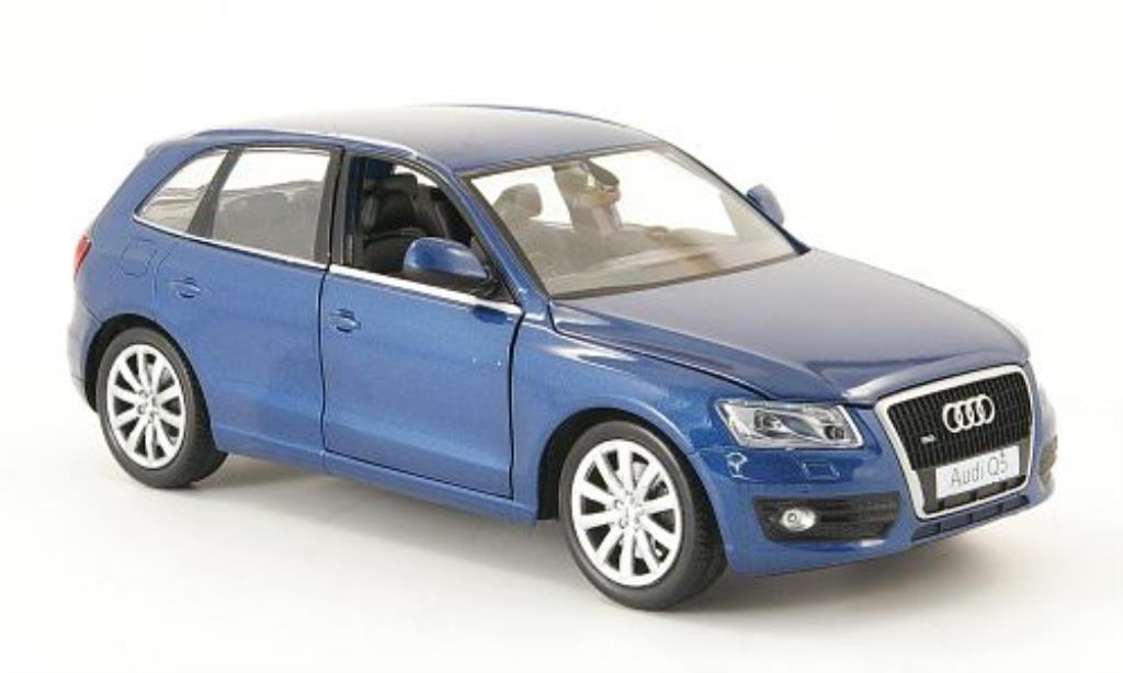 Audi Q5 1/24 Motormax blauw modelauto