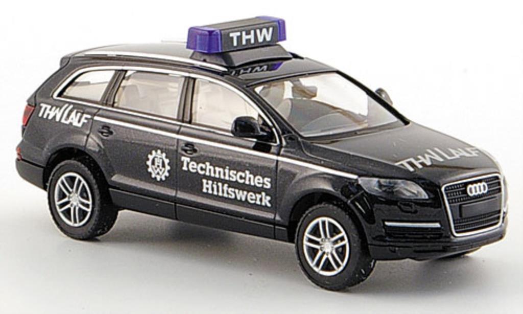 Audi Q7 1/87 Wiking THW Lauf zwart modelauto