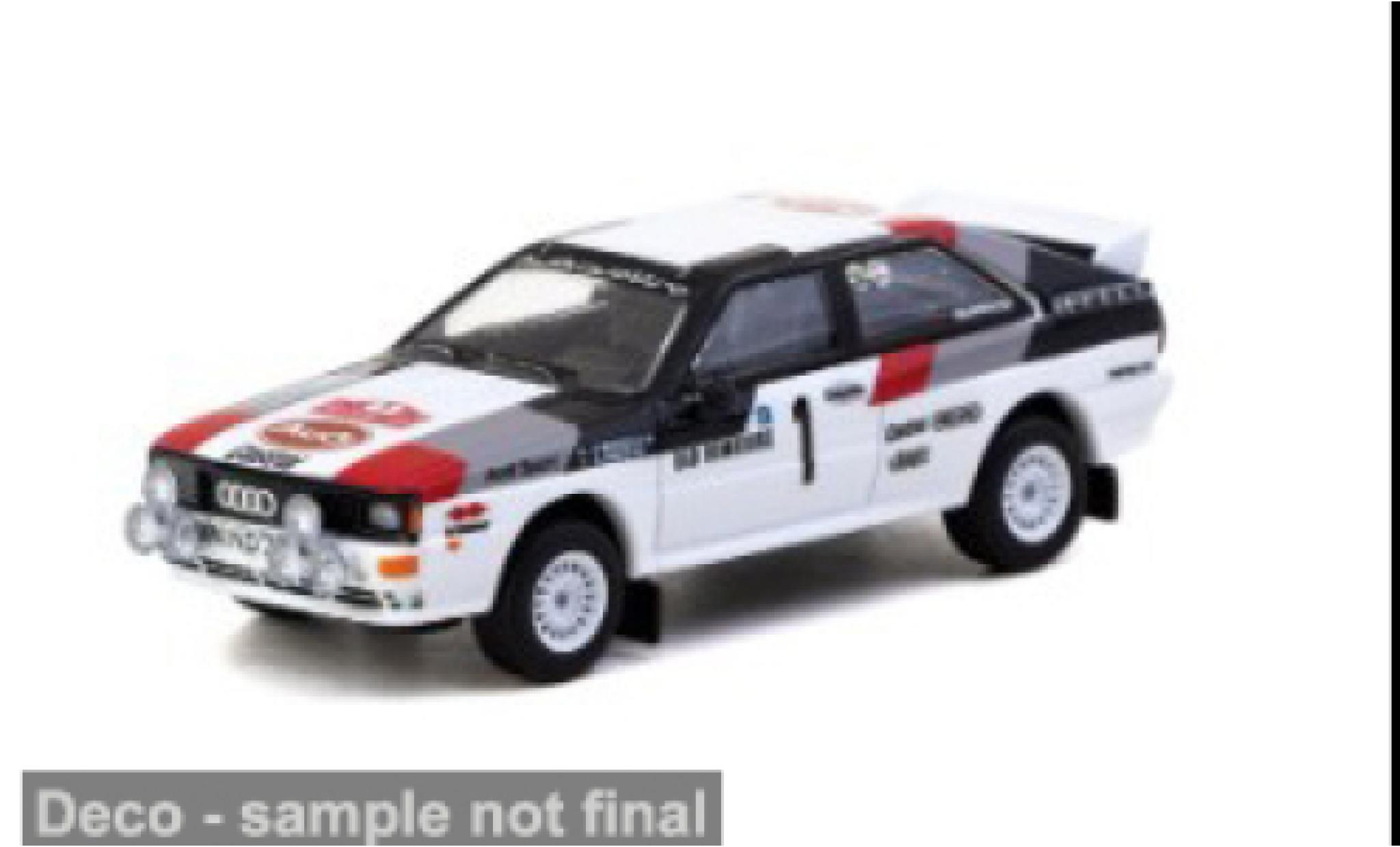 Audi Quattro 1/64 Tarmac Works quattro A1 Rallye RAC Lombard 1982 #1 1:64 modelauto