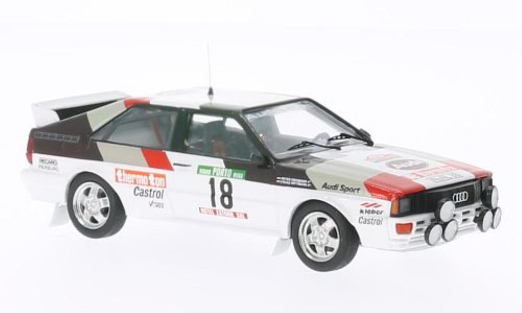 Audi Quattro 1/43 Trofeu No.18 thermo ton Rally Portugal 1982 /P.Diekmann modelauto
