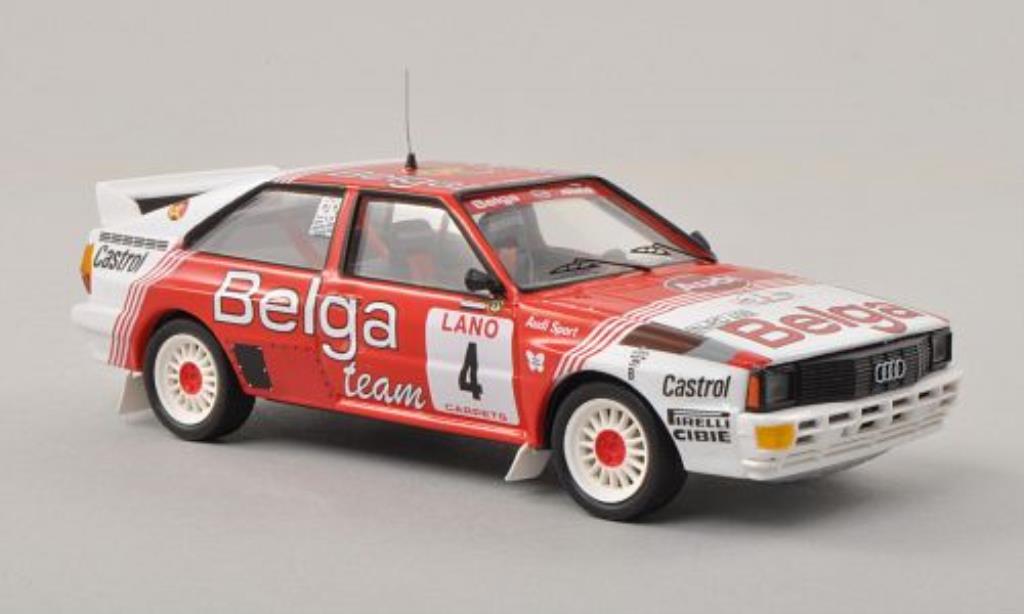 Audi Quattro 1/43 Trofeu No.4 Belga Rally Ypern 1983 /W.Lux modelauto
