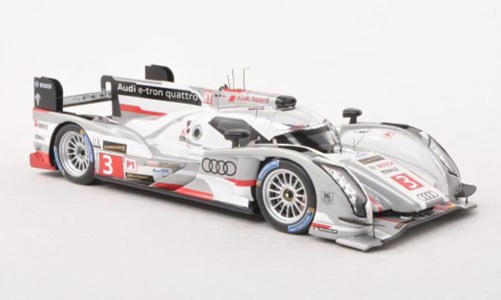 Audi R18 e-tron 1/43 Spark e-tron quattro No.3 24h Le Mans 2013 modelauto