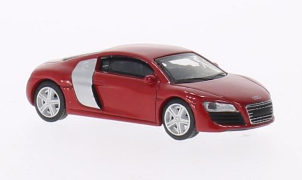 Audi R8 1/64 Schuco Coupe rood modelauto