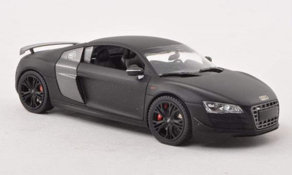 Audi R8 GT 1/43 Schuco GT matt-zwart/carbon modelauto