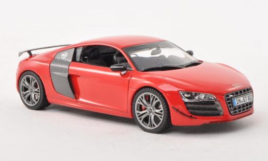 Audi R8 GT 1/43 Schuco GT rood/carbon modelauto