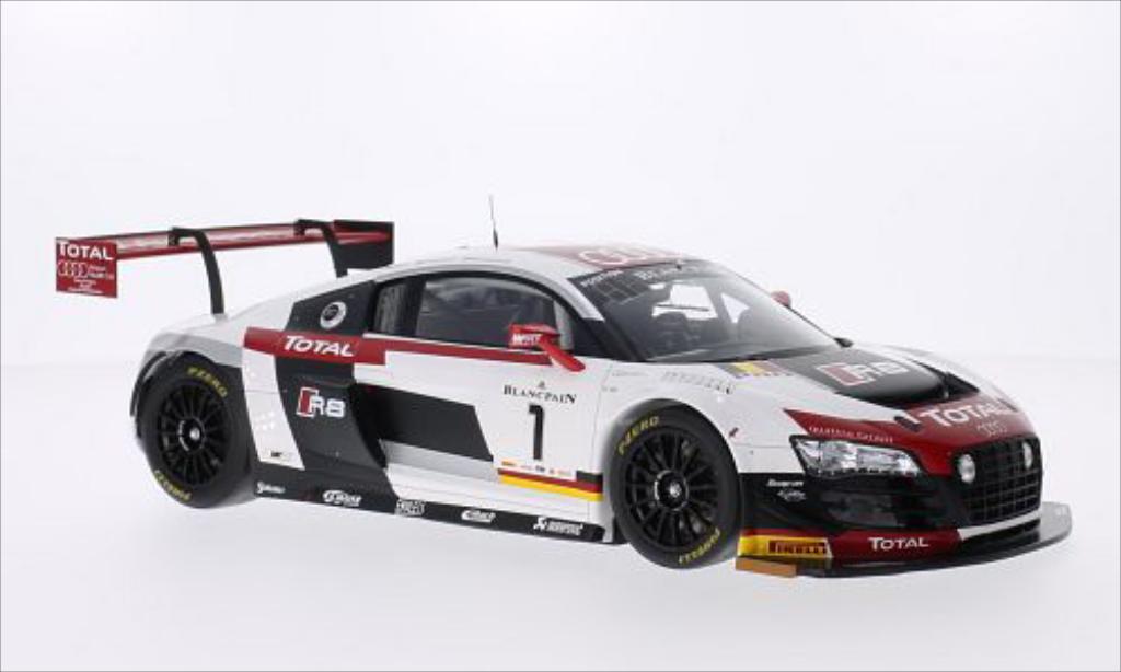 Audi R8 LMS 1/18 Spark LMS Ultra No.1 Belgian Club Team WRT 24h Spa 2014 modelauto