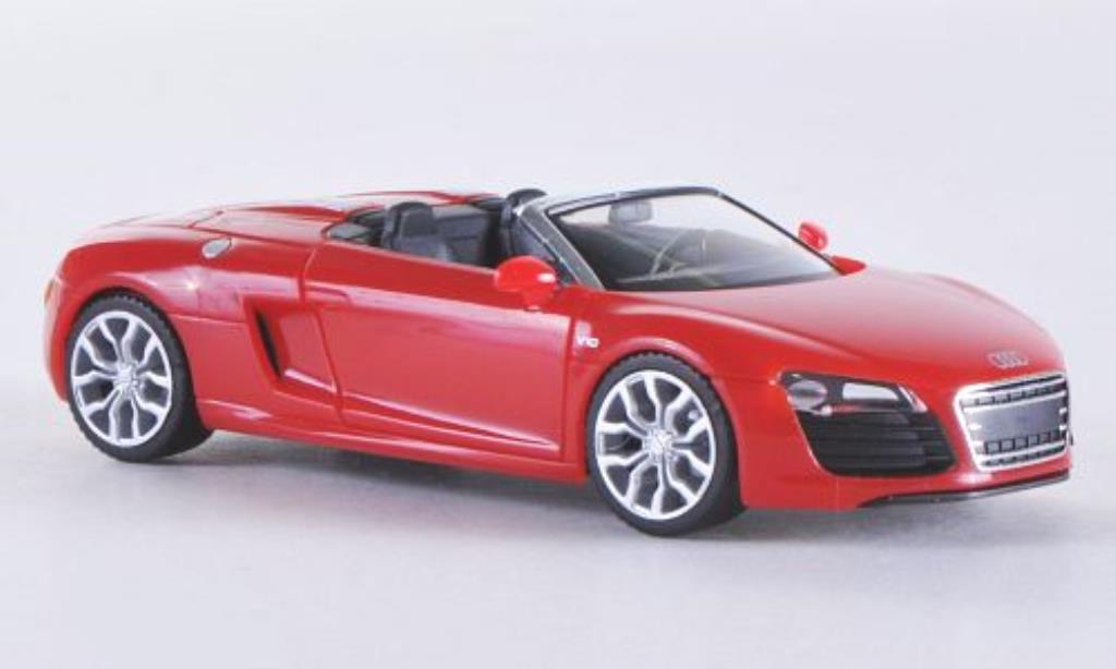 Audi R8 Spyder 1/87 Herpa Spyder rood 2012 modelauto