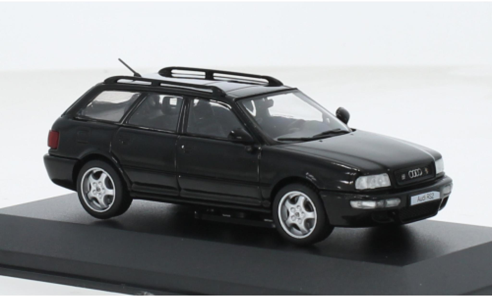 Audi RS2 1/43 Solido zwart 1:43 modelauto