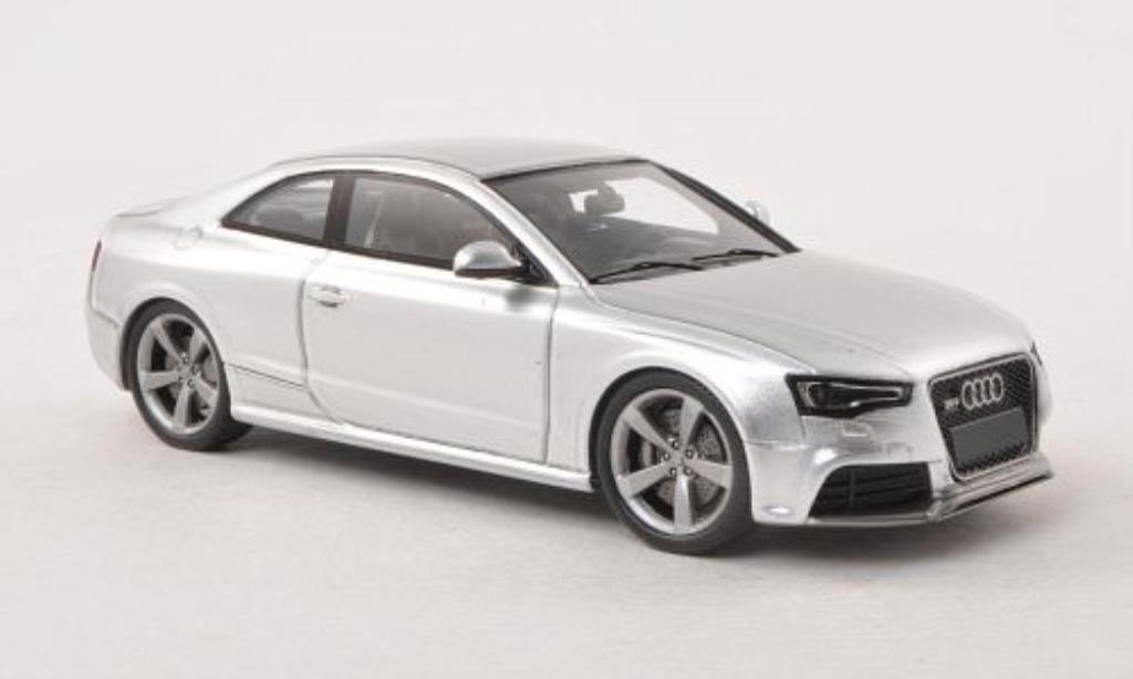 Audi RS5 1/43 Spark coupe grijs 2012 modelauto