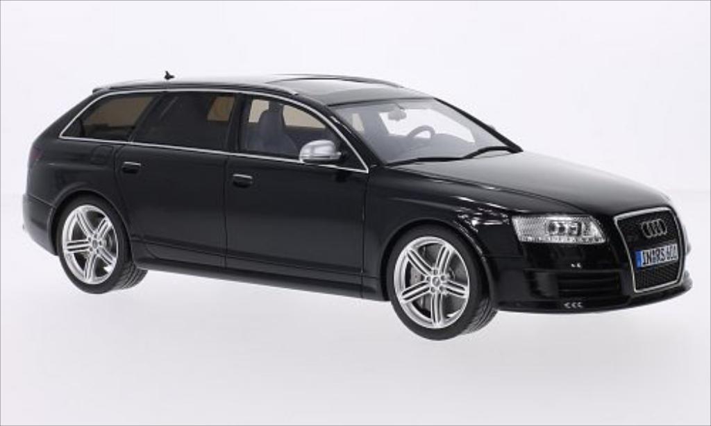 Audi RS6 1/18 Ottomobile Avant (C6) metallic zwart 2008 modelauto