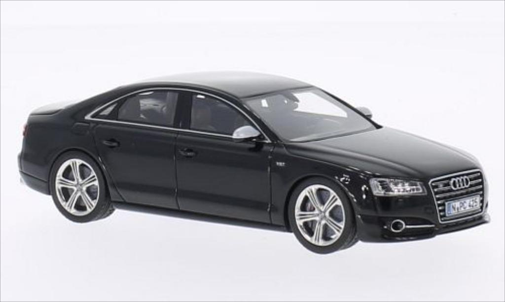 Audi S8 1/43 Neo (PA) metallic zwart 2014 modelauto