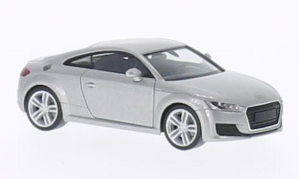Audi TT 1/87 Herpa (8S) grijs-grijs 2014 modelauto