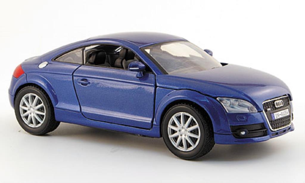 Audi TT 1/24 Motormax Coupe blauw 2006 modelauto