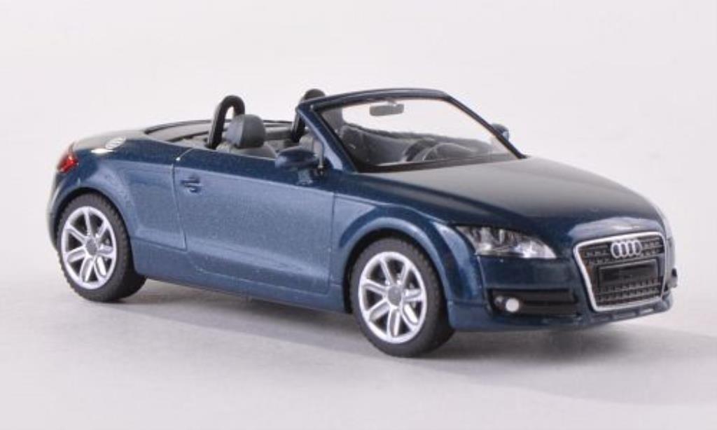 Audi TT Roadster 1/87 Wiking Roadster (8J) blauw 2007 modelauto