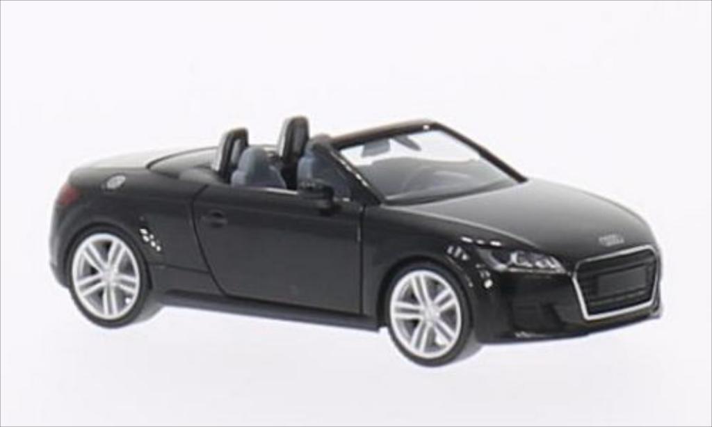 Audi TT Roadster 1/87 Herpa Roadster zwart 2014 modelauto