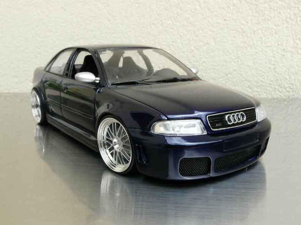 Audi RS4 1/18 Ut Models b5 jantes bbs 20 pouces modelauto