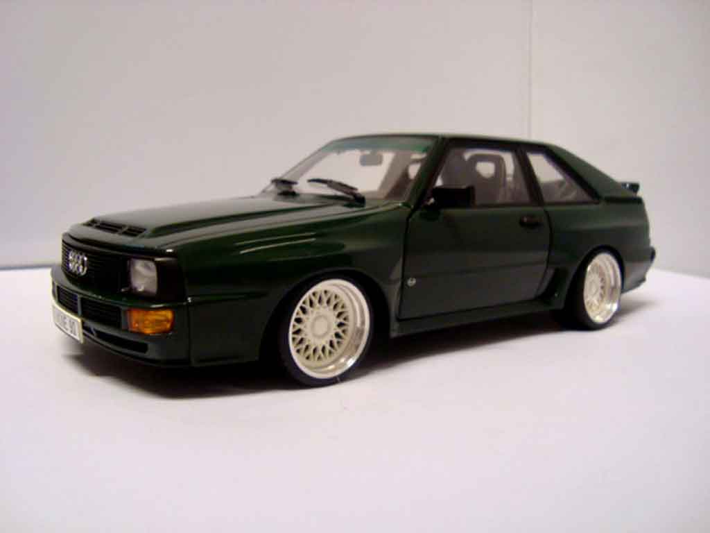 Audi Sport Quattro coupe swb 1984 groen 1/18 Autoart