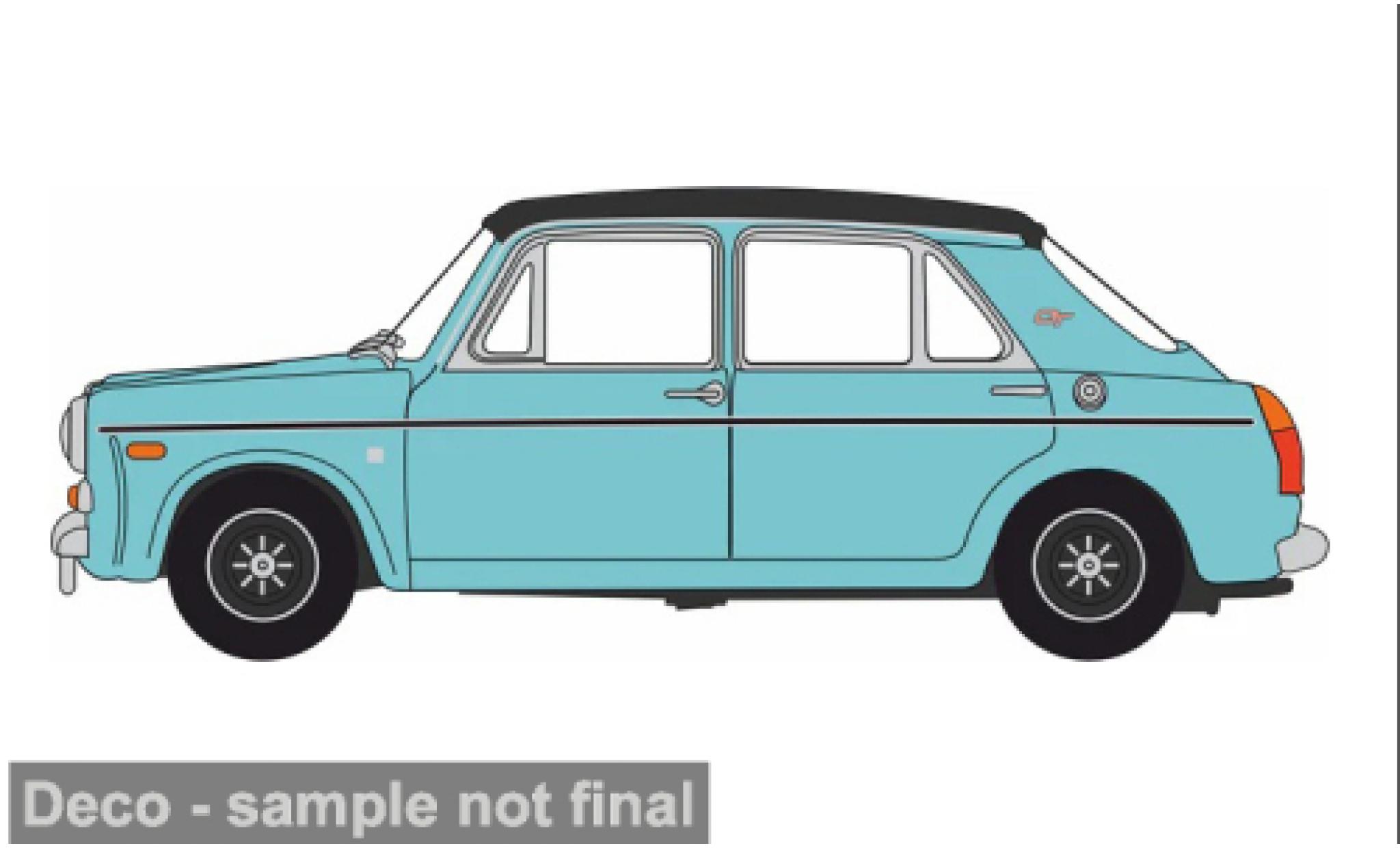 Austin 1300 1/76 Oxford GT turquoise 1:76 modelauto