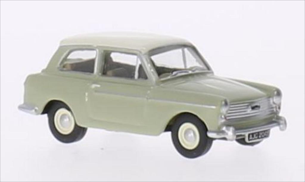 Austin A40 1/76 Oxford MKII grun/wit RHD modelauto