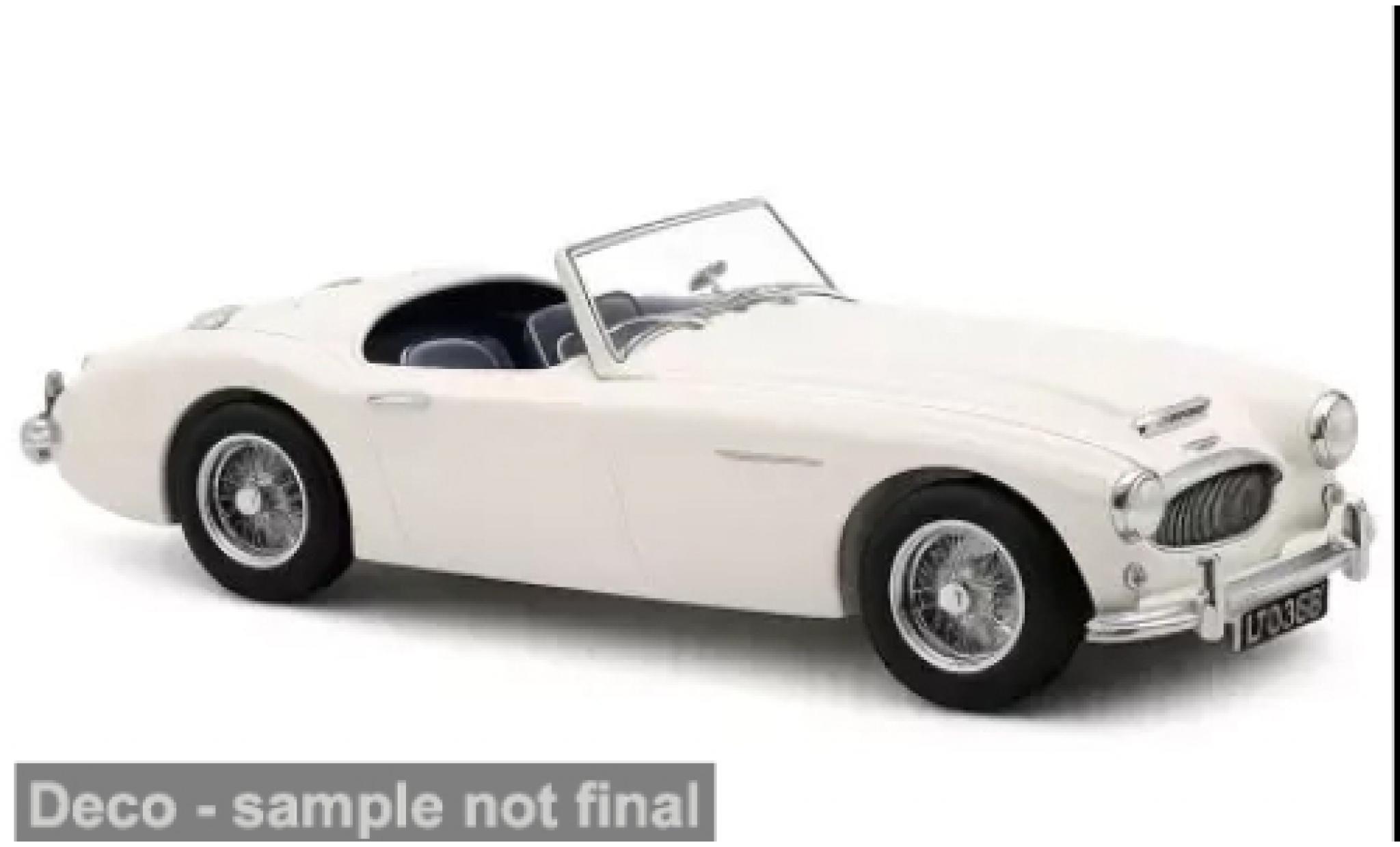 Austin Healey 3000 1/18 Norev MK.II wit 1961 1:18 modelauto