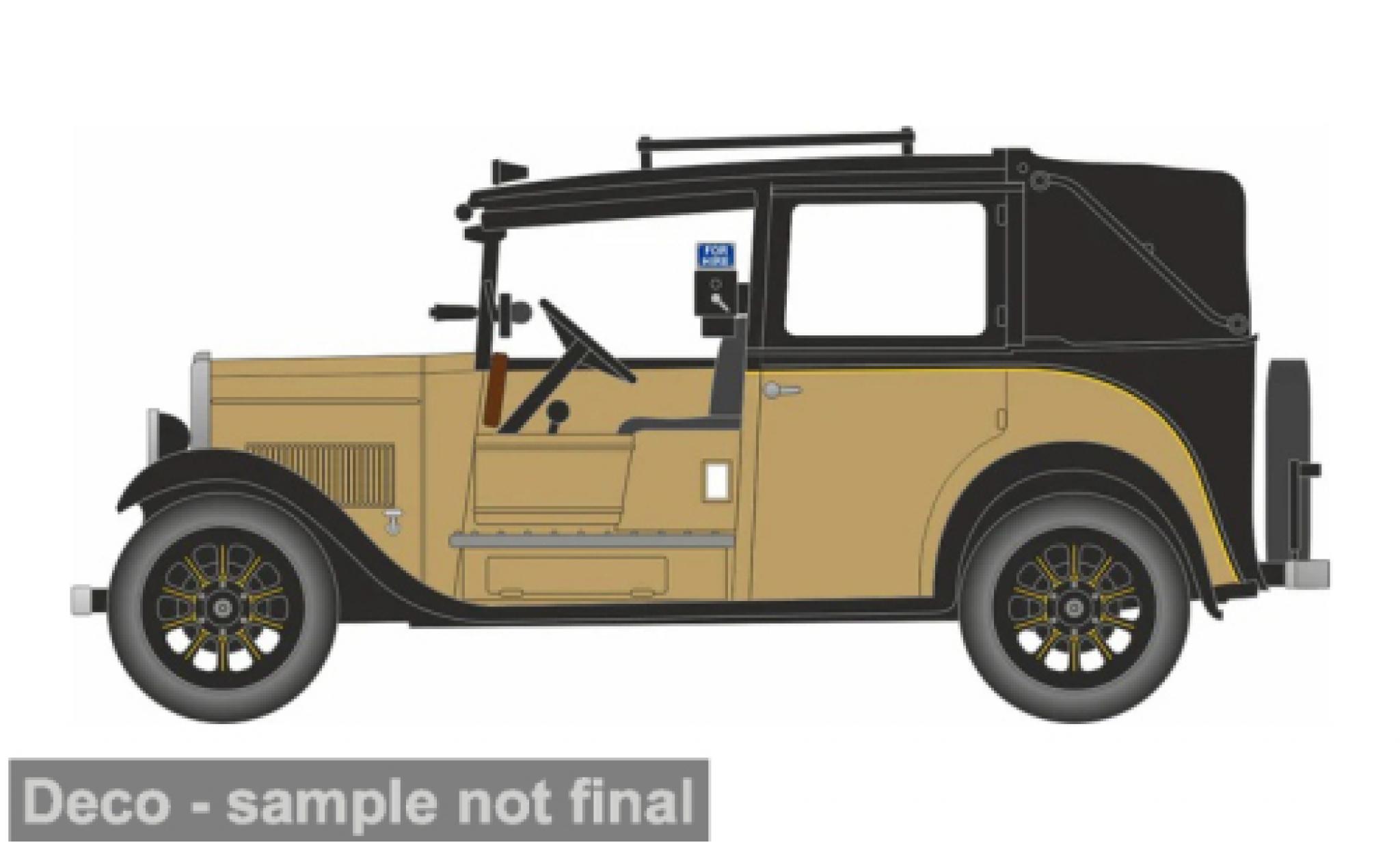 Austin Low Loader 1/76 Oxford Taxi Fawn 1:76 modelauto