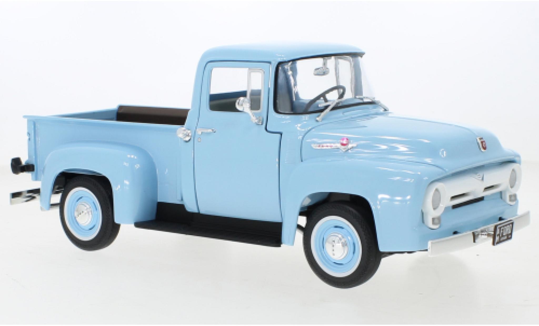 Ford F-1 1/18 Auto World 00 Pick Up blauw 1956 modelauto