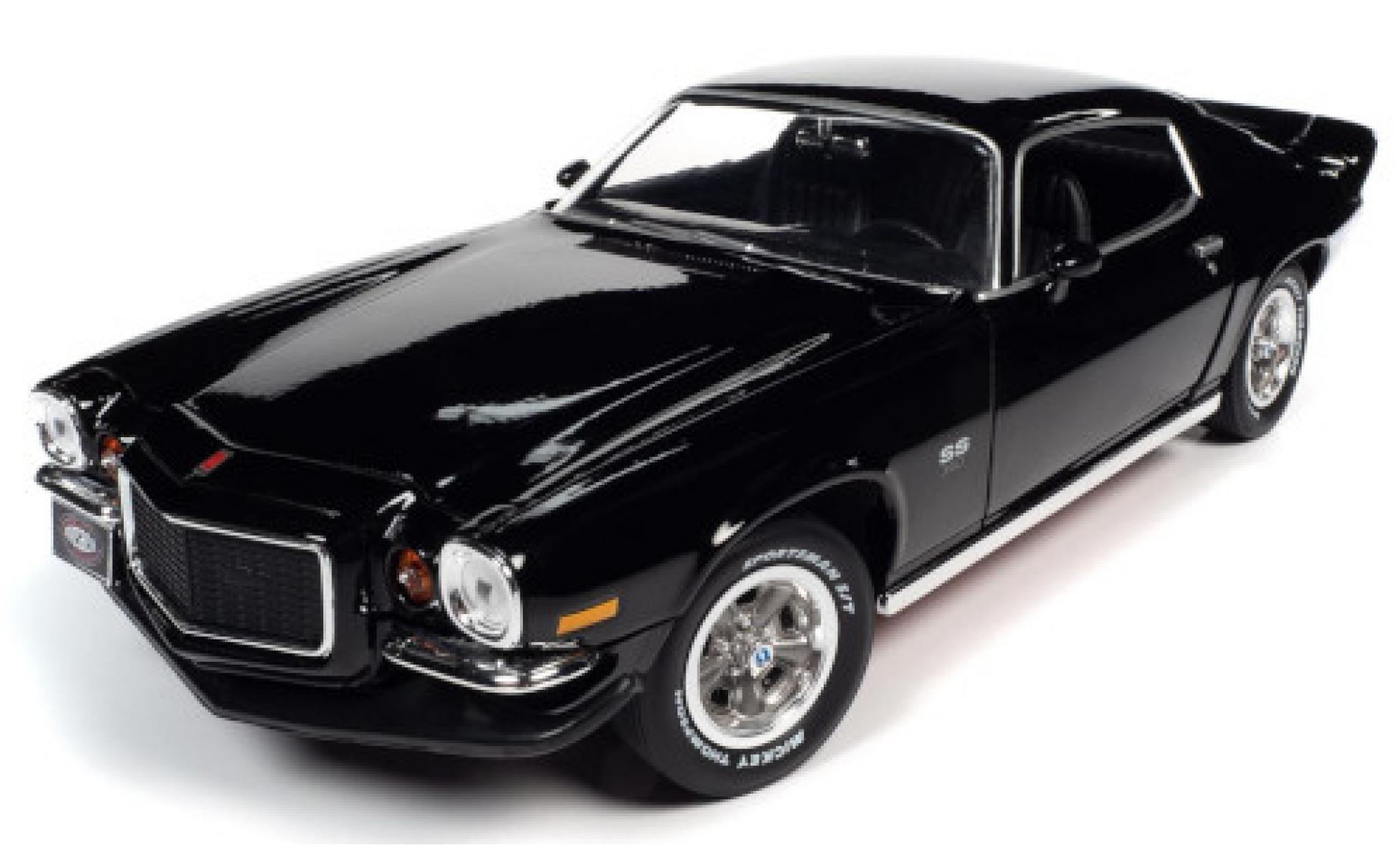 Chevrolet Camaro 1/18 Auto World SS/RS zwart 1971 modelauto