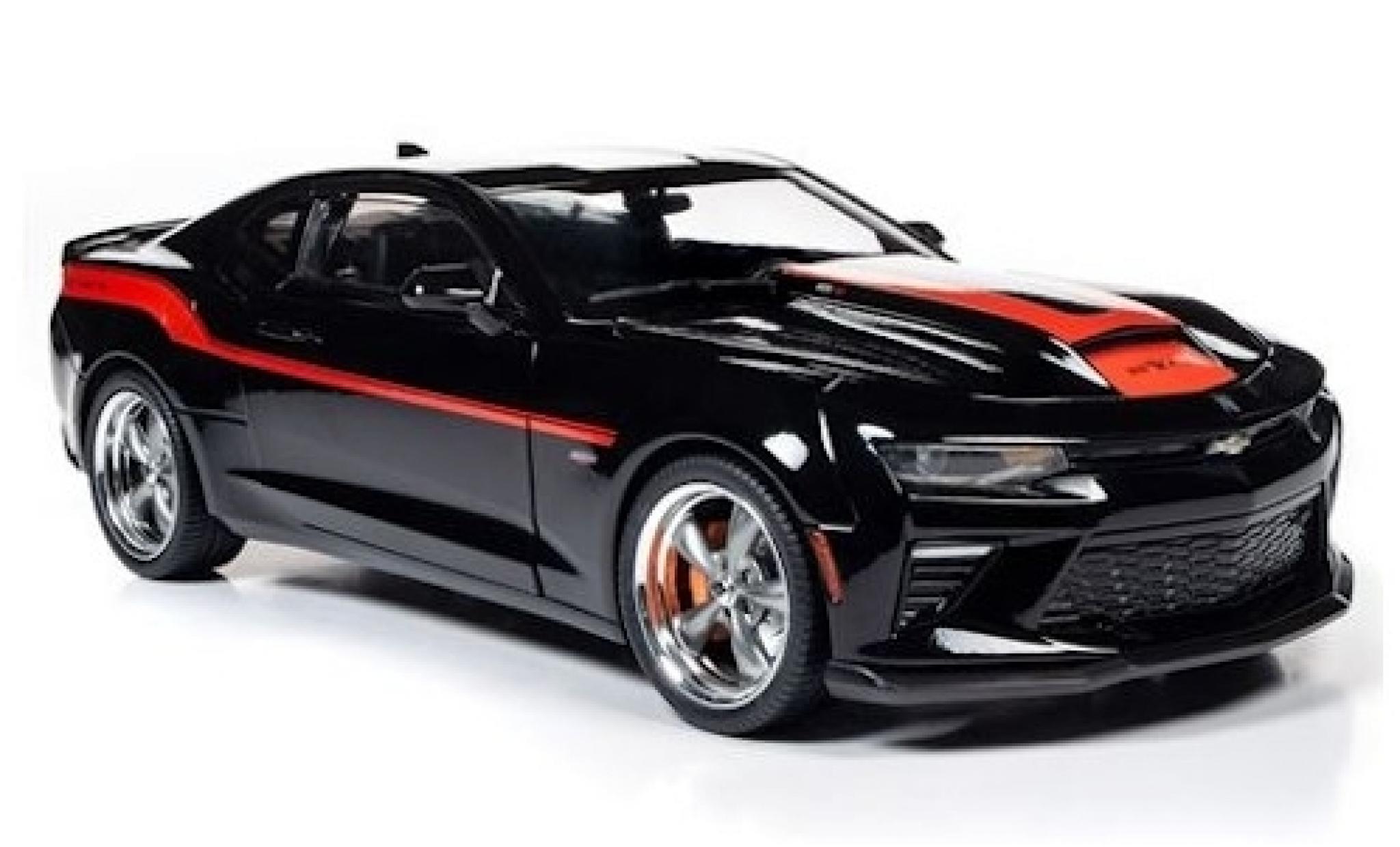 Chevrolet Camaro 1/18 Auto World Yenko Stage 1 zwart/rood 2018 modelauto