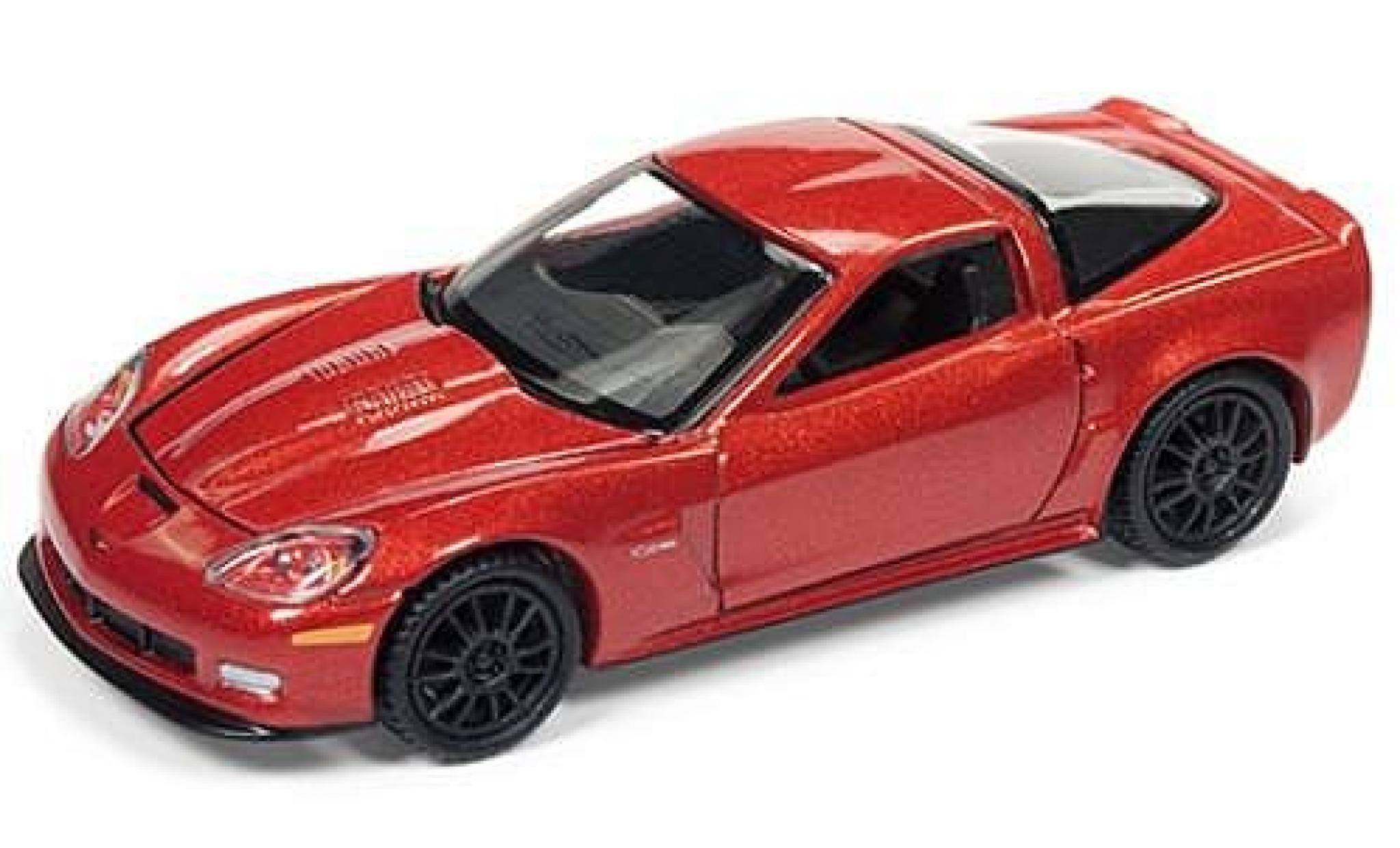 Chevrolet Corvette 1/64 Auto World metallic oranje 2011 sans Vitrine modelauto