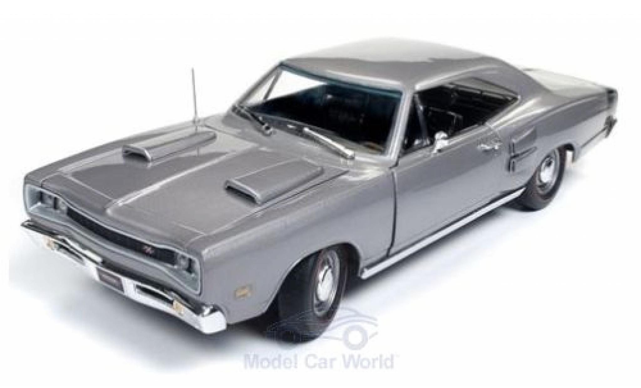 Dodge Coronet 1/18 Auto World R/T metallic groen 1969 modelauto