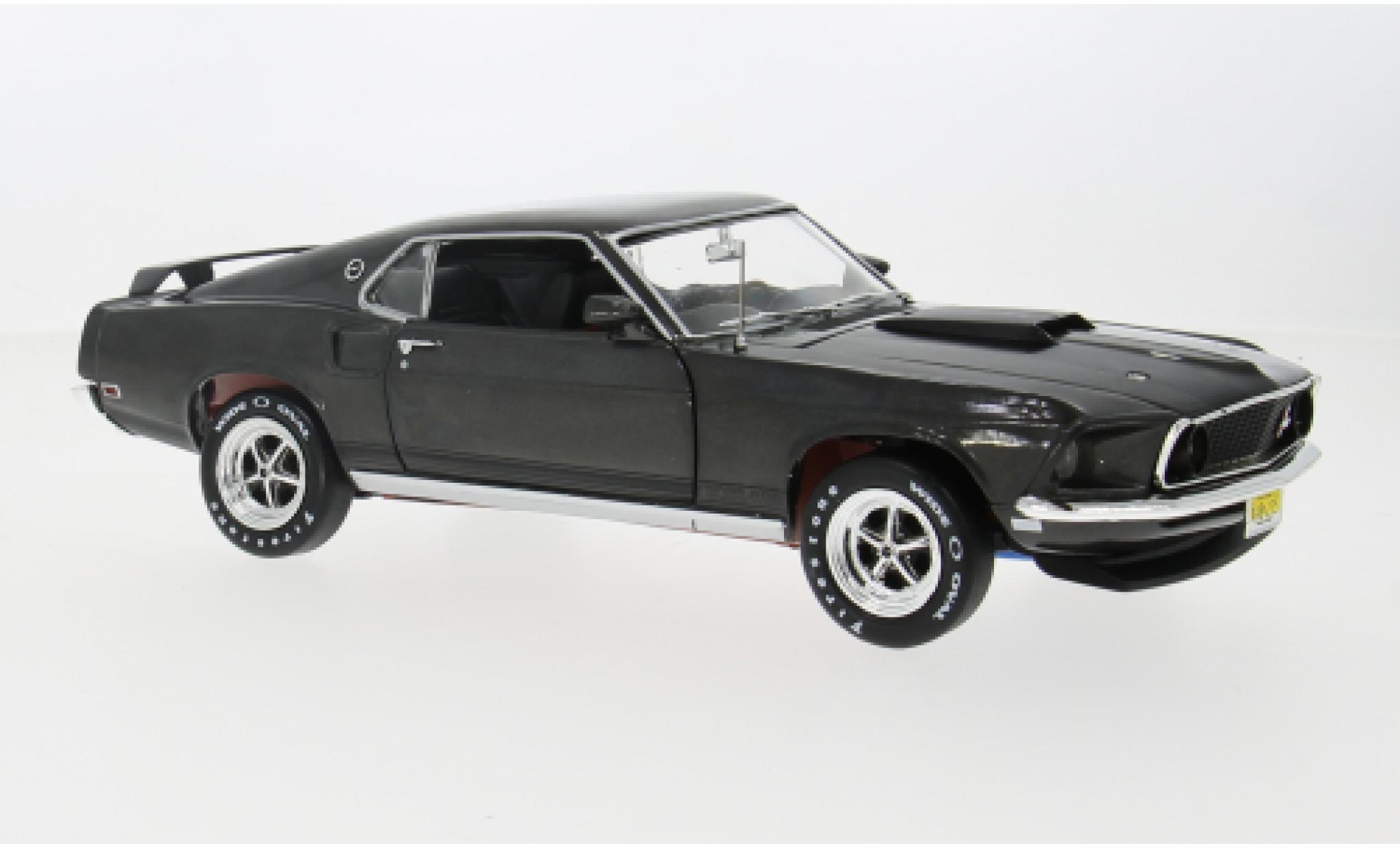 Ford Mustang 1/18 Auto World metallic grijs John Wick 1969 1:18 modelauto