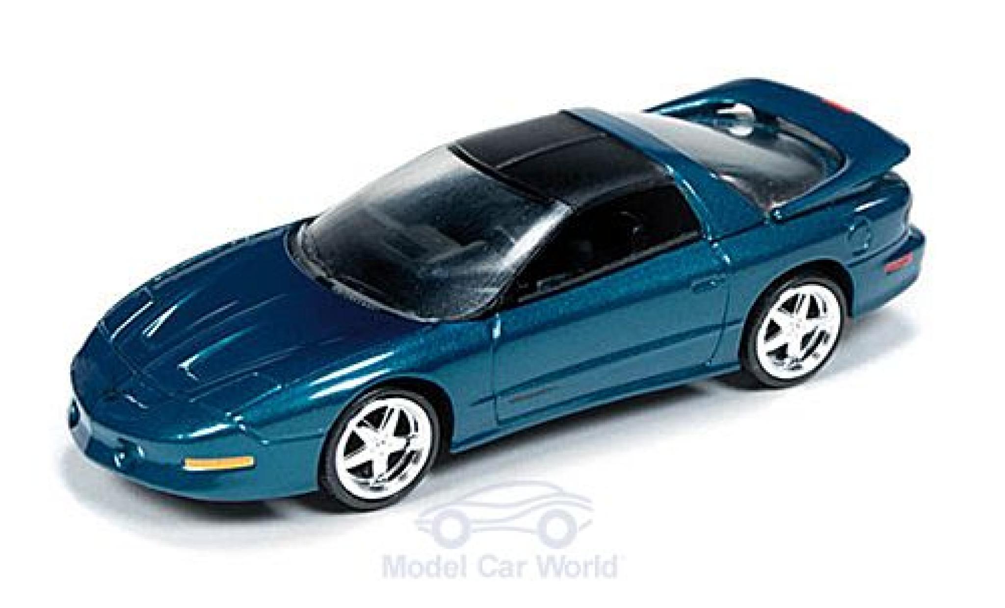 Pontiac Firebird 1/64 Auto World T/A metallic groen/matt-zwart 1993 modelauto