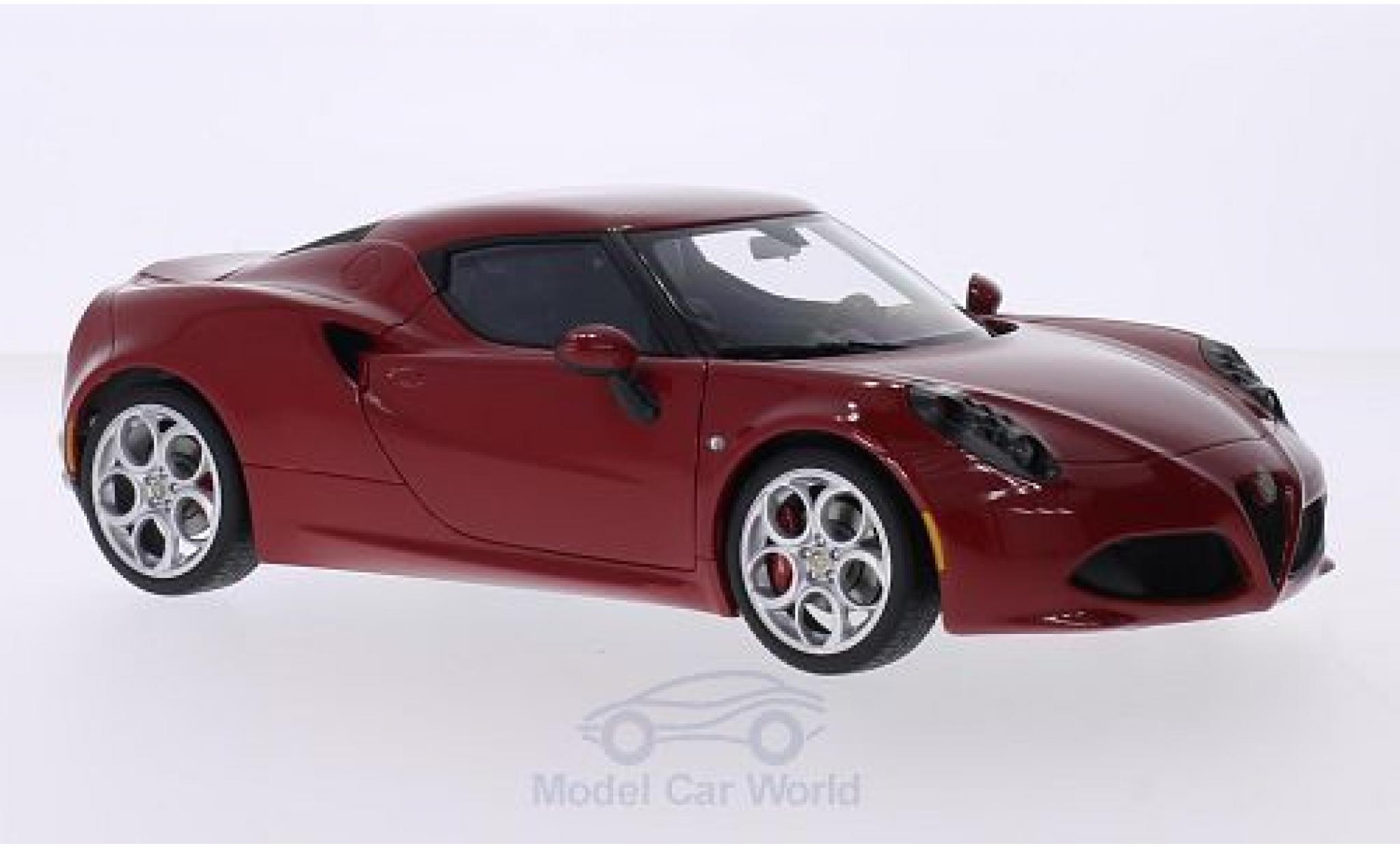Alfa Romeo 4C 1/18 AUTOart rood modelauto