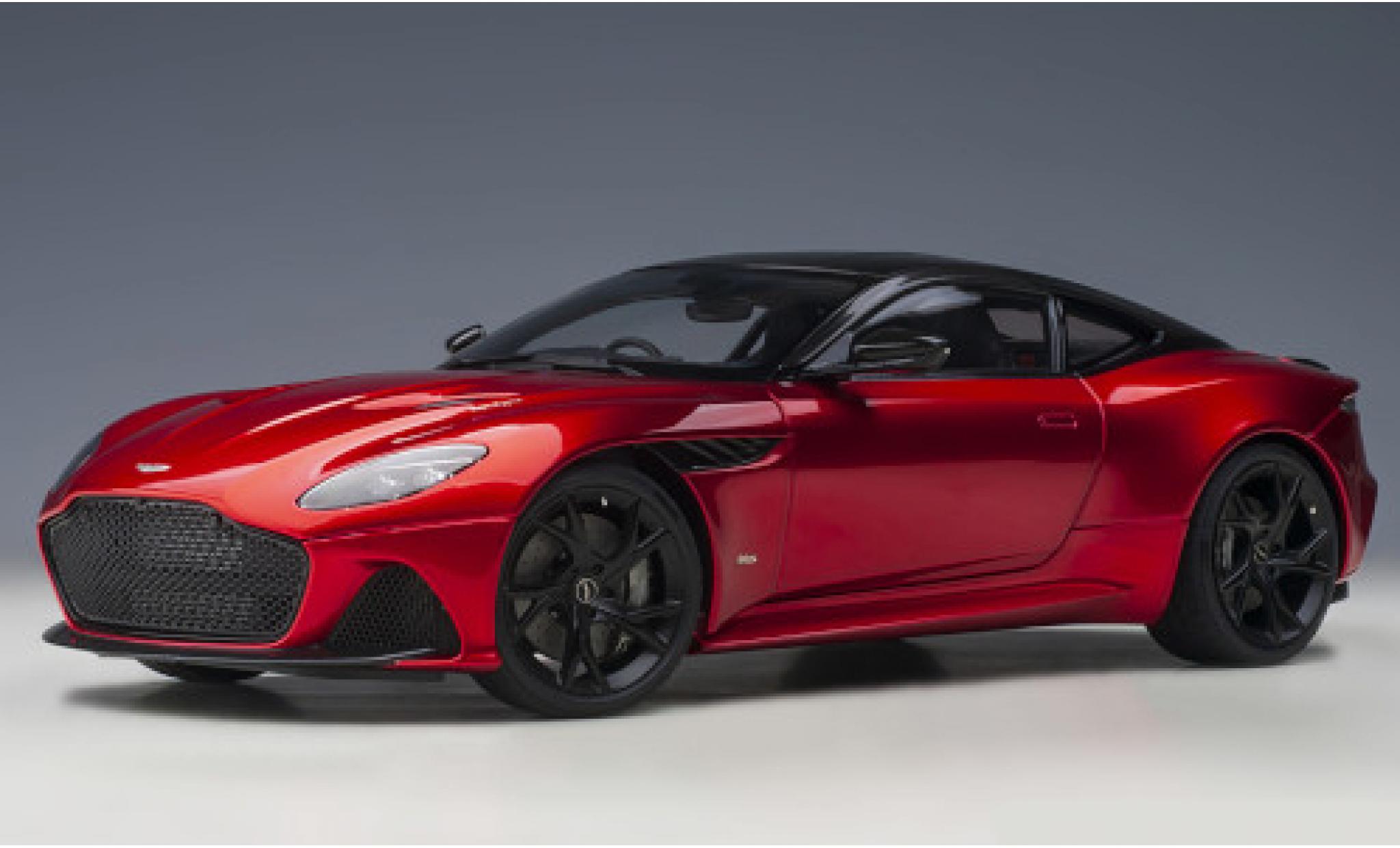 Aston Martin DBS 1/18 AUTOart Superleggera metallic rood RHD 2019 modelauto