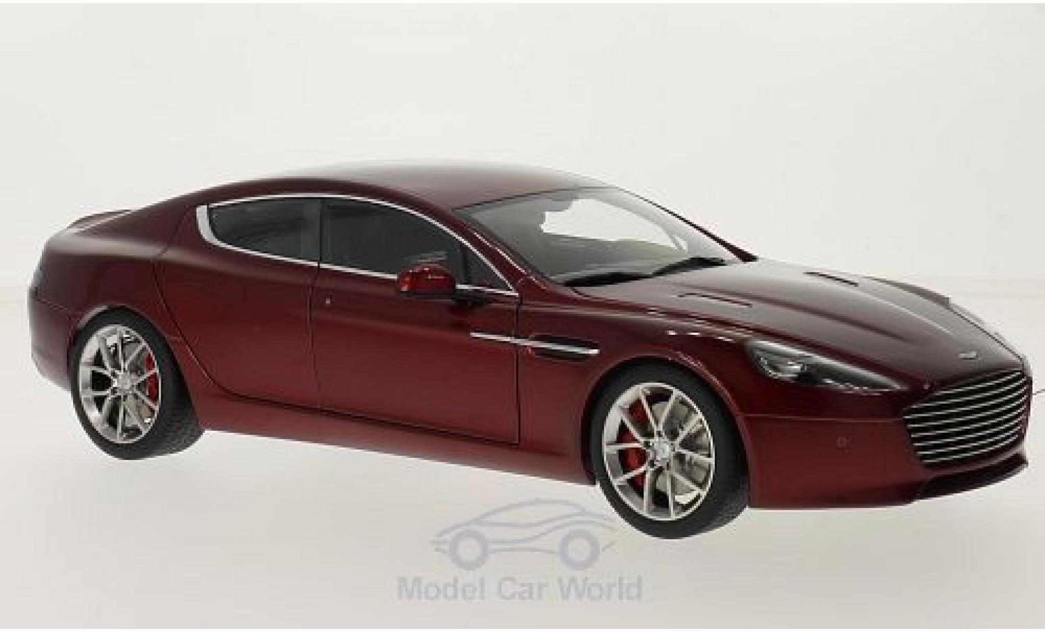Aston Martin Rapide 1/18 AUTOart S metallic rood 2015 modelauto