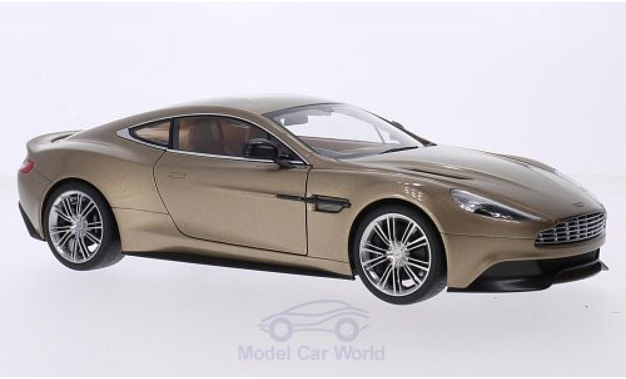 Aston Martin Vanquish 1/18 AUTOart metallic bronze RHD 2015 modelauto