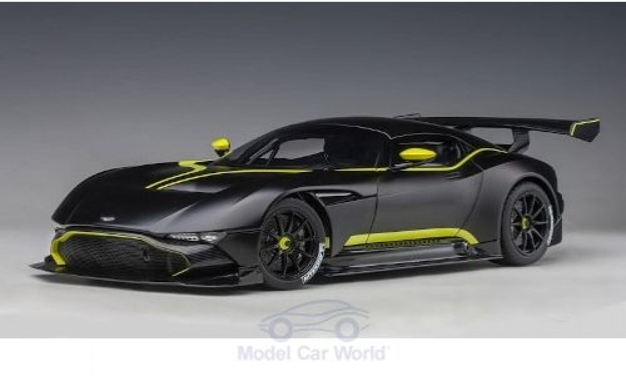 Aston Martin Vulcan 1/18 AUTOart matt-zwart/groen 2015 modelauto