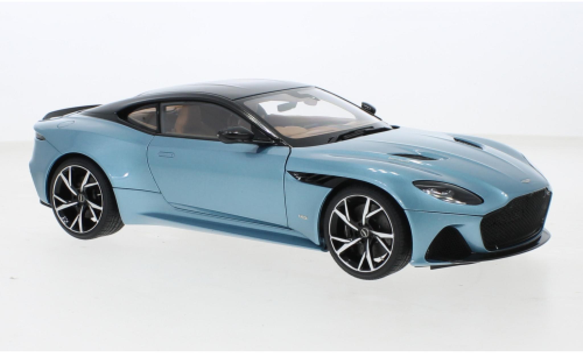 Aston Martin DBS 1/18 AUTOart Superleggera metallic blauw 2019 modelauto