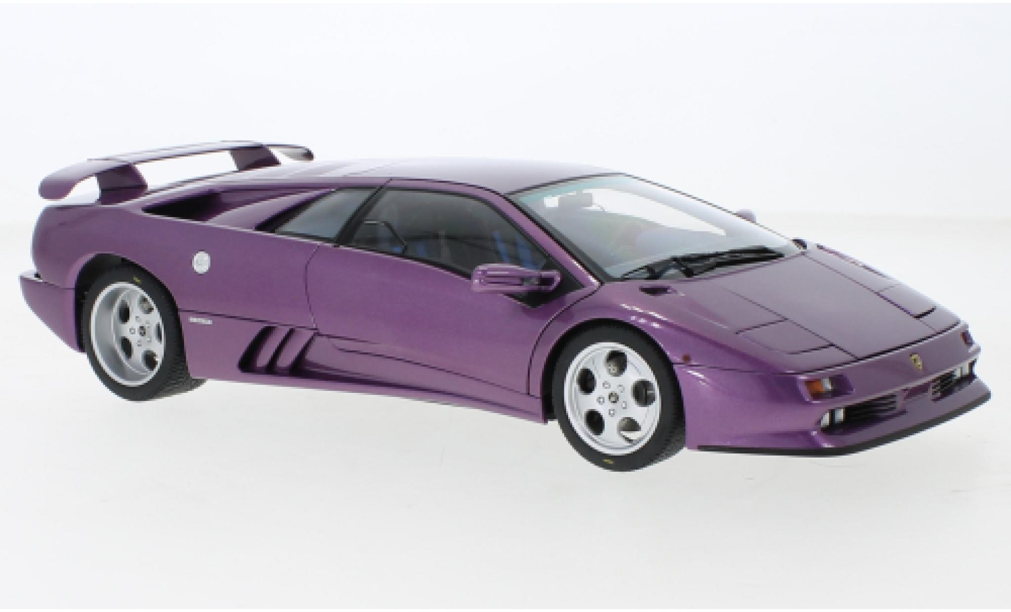 Lamborghini Diablo 1/18 AUTOart SE30 metallic paarsee 1993 modelauto