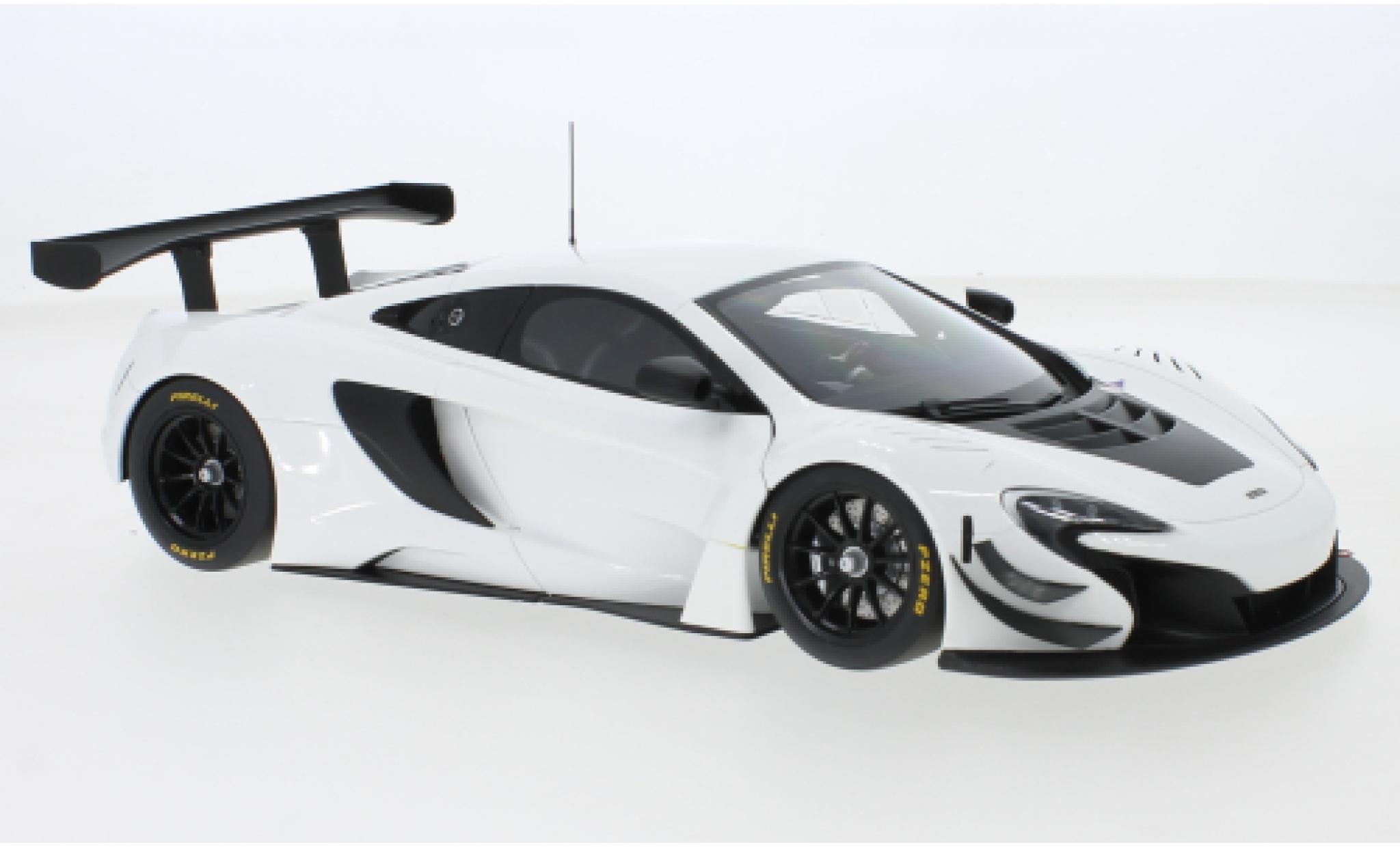 McLaren 650 1/18 AUTOart S GT3 wit/zwart 2017 modelauto
