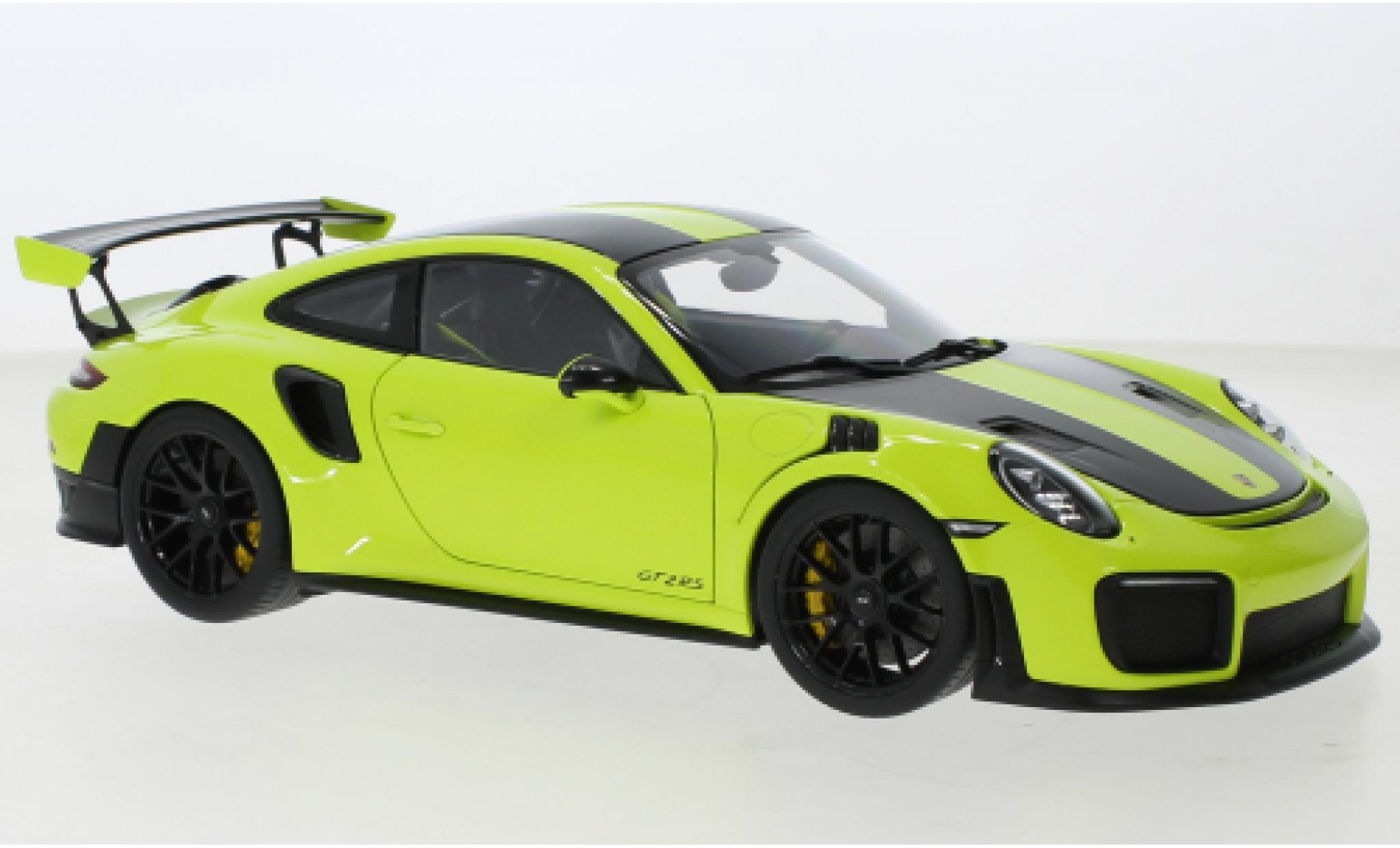 Porsche 991 GT2 RS 1/18 AUTOart 911 (.2) groen 2017 modelauto