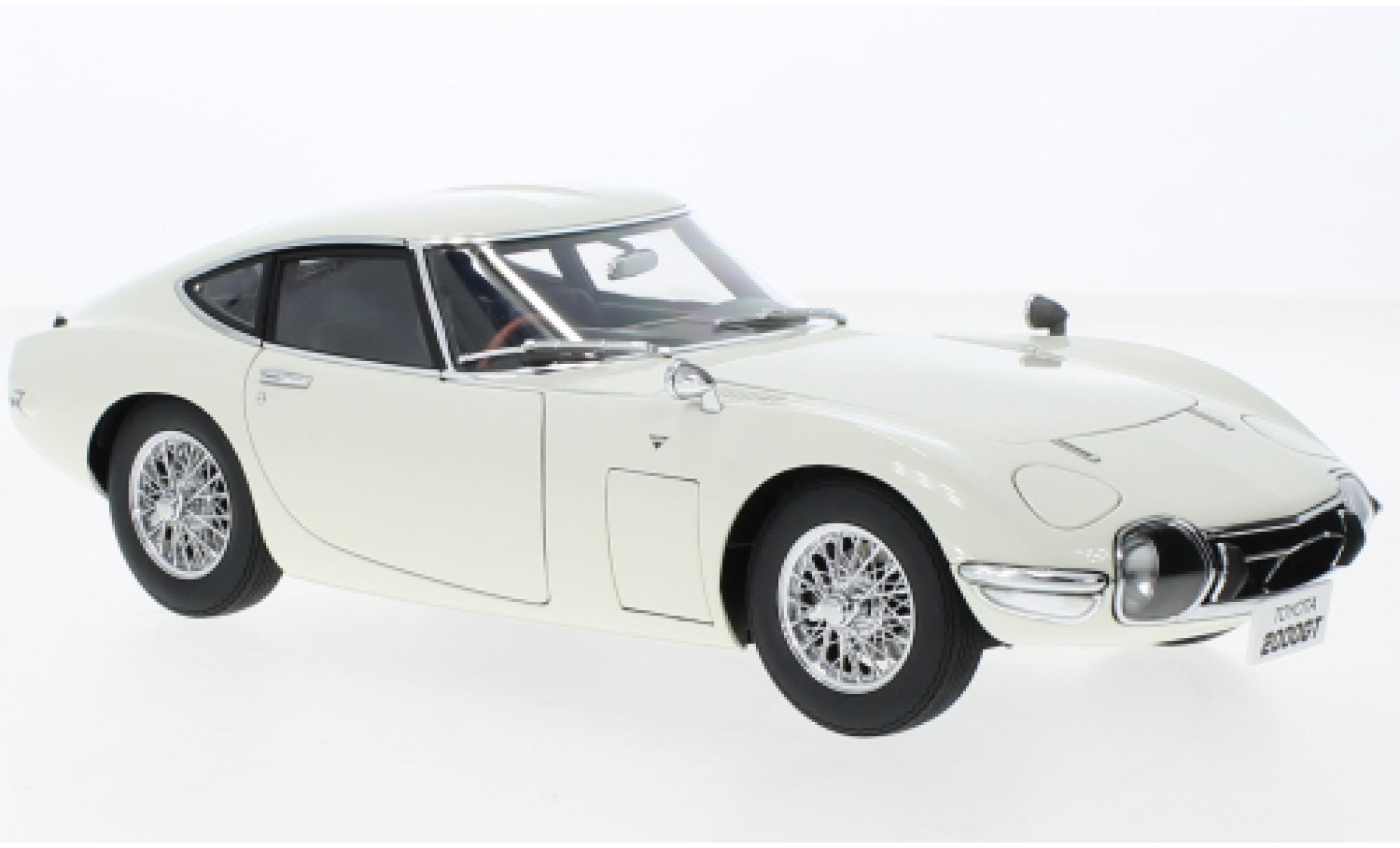 Toyota 2000 GT 1/18 AUTOart wit RHD 1965 modelauto