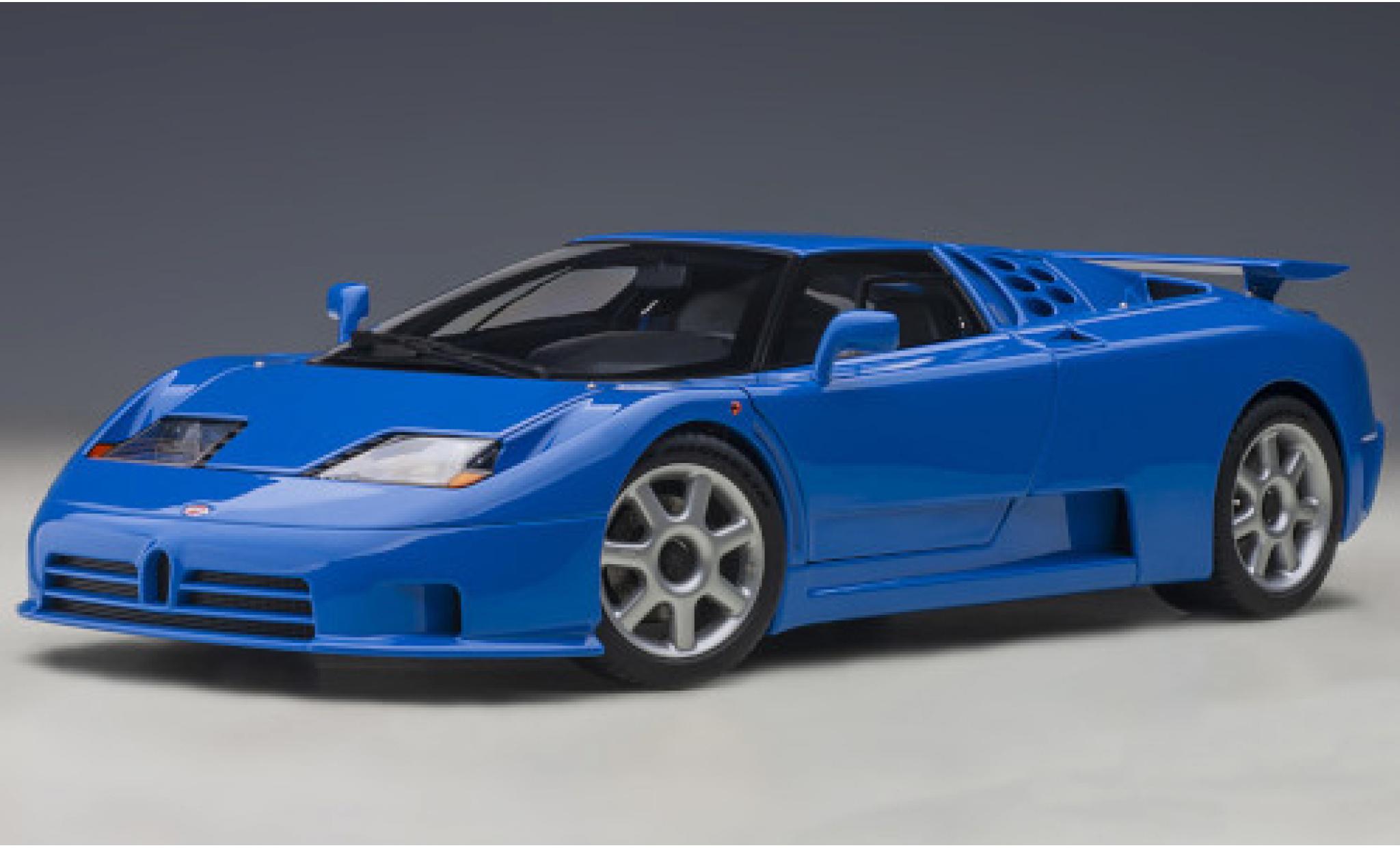 Bugatti EB110 1/18 AUTOart EB 110 SS blauw 1992 modelauto
