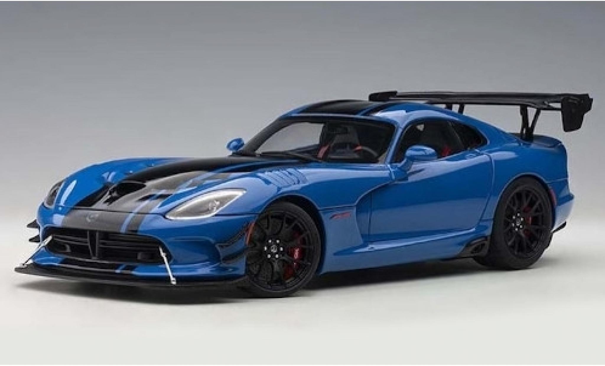 Dodge Viper 1/18 AUTOart ACR blauw/zwart 2017 modelauto